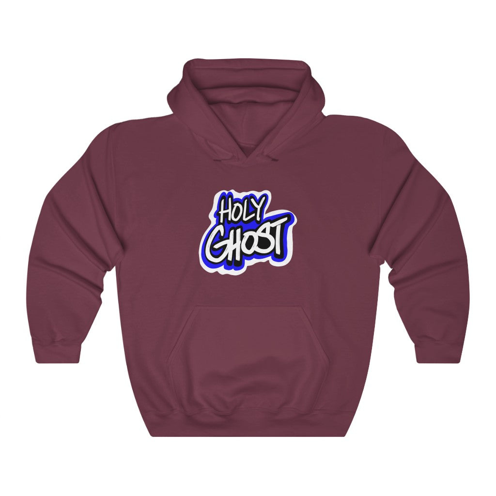 Holy Ghost Blue Logo One God Hoodie