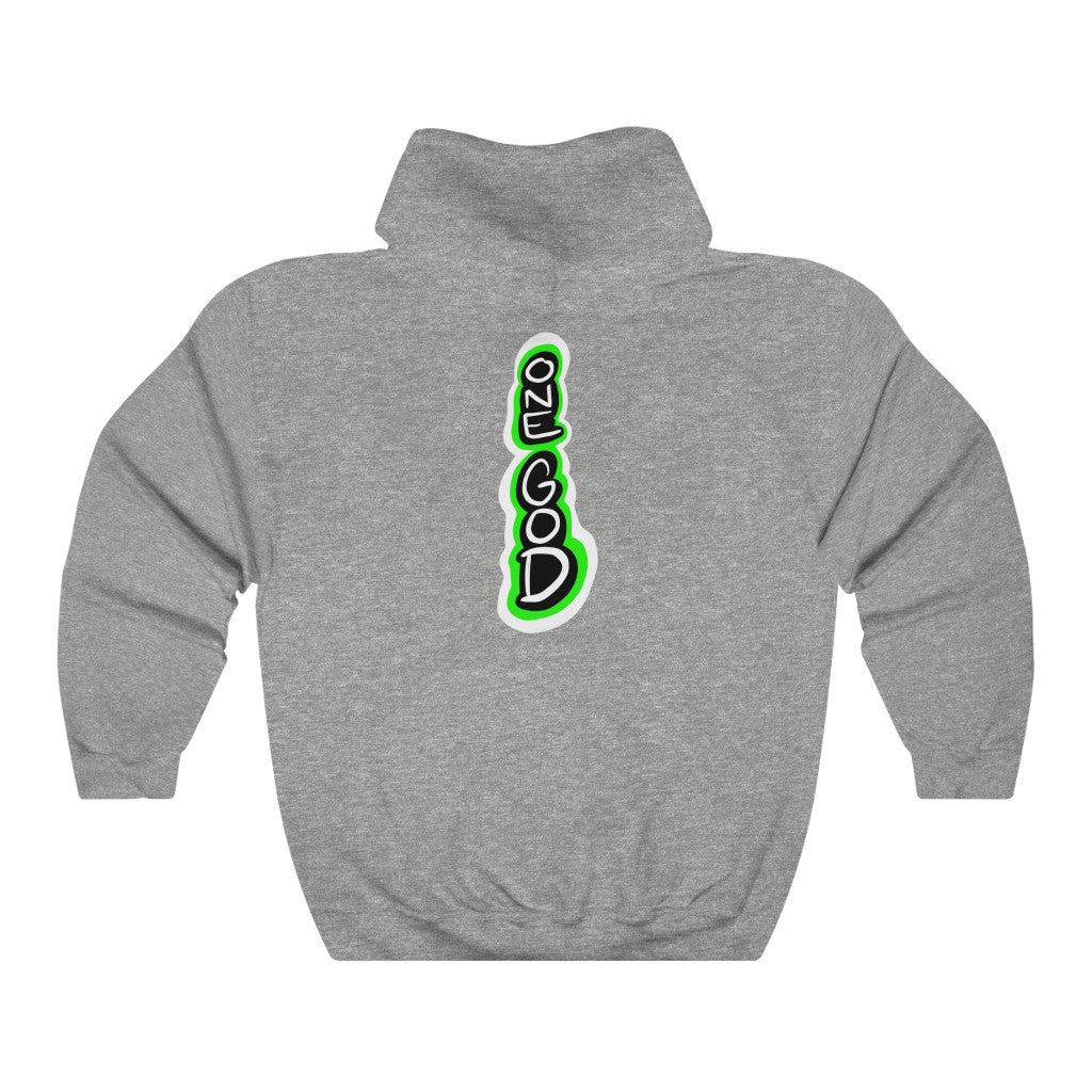 Holy Ghost Green Logo One God Hoodie