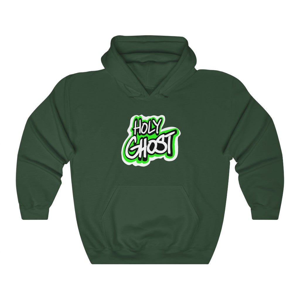 Holy Ghost Green Logo One God Hoodie