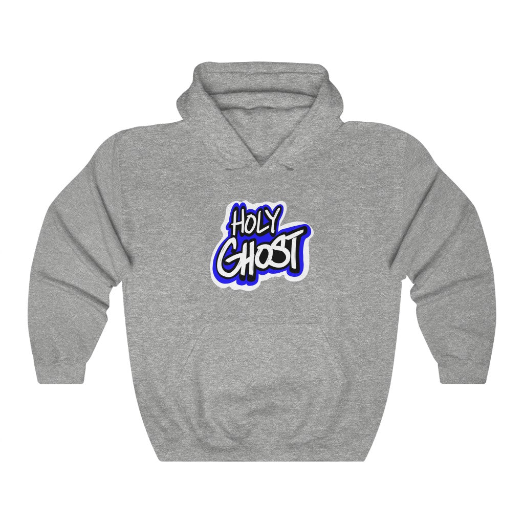 Holy Ghost Blue Logo One God Hoodie