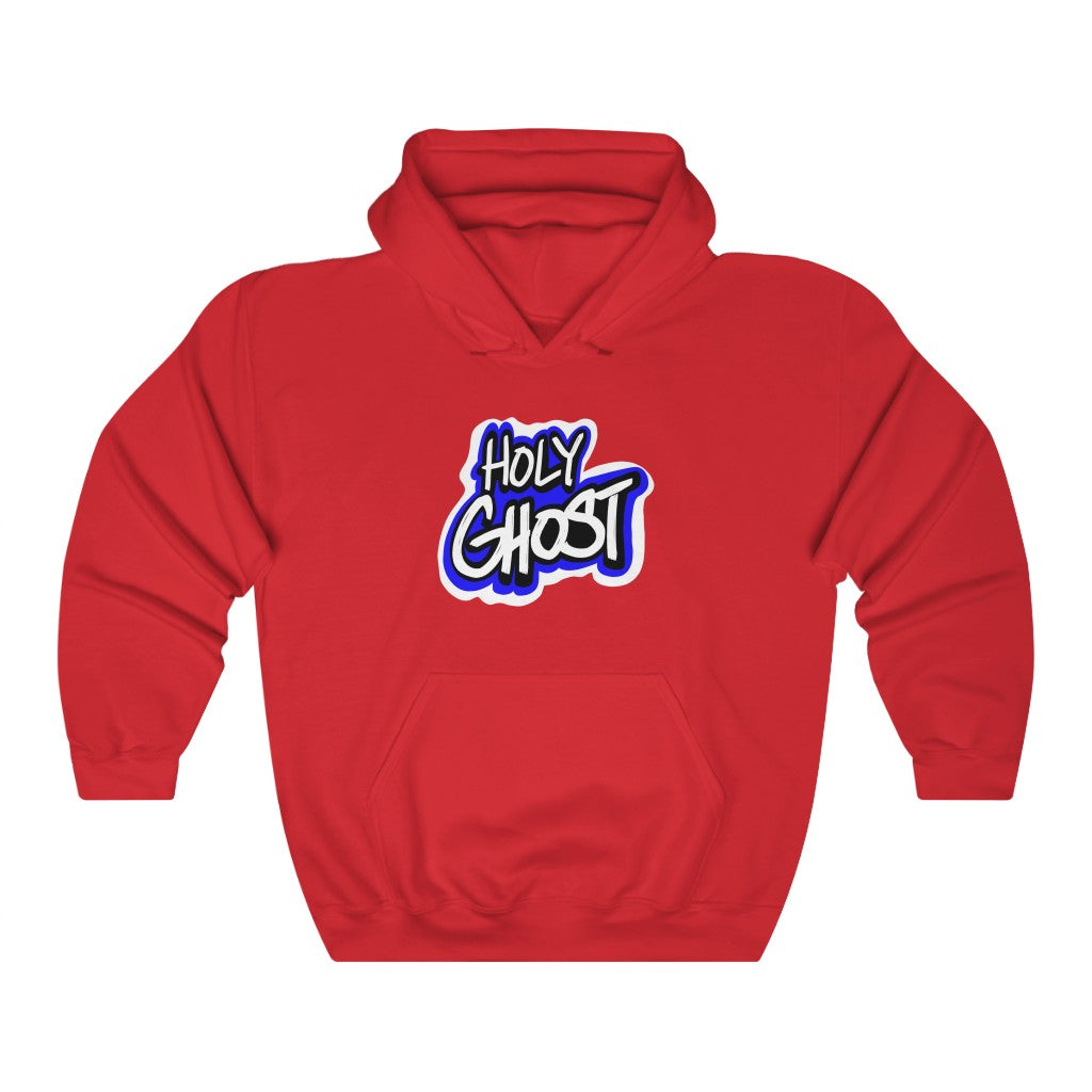 Holy Ghost Blue Logo One God Hoodie