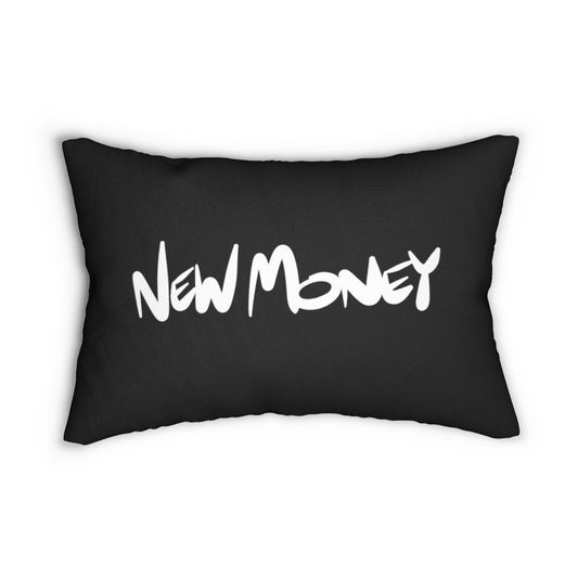 New Money One God the Brand Lumbar Pillow