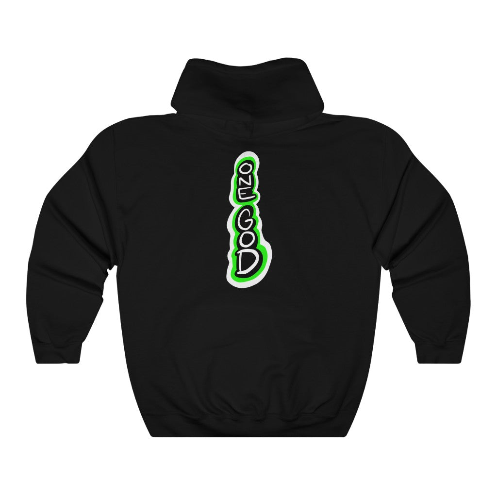 Holy Ghost Green Logo One God Hoodie