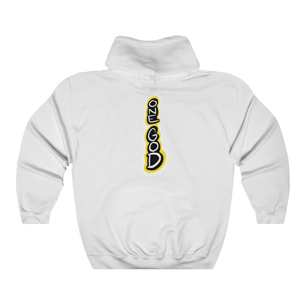 Holy Ghost Yellow Logo One God Hoodie