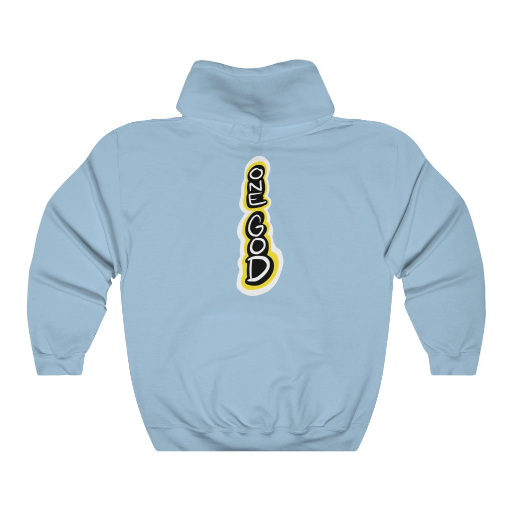 Holy Ghost Yellow Logo One God Hoodie