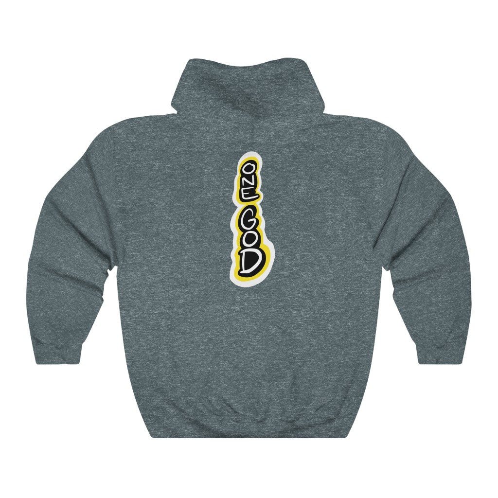 Holy Ghost Yellow Logo One God Hoodie