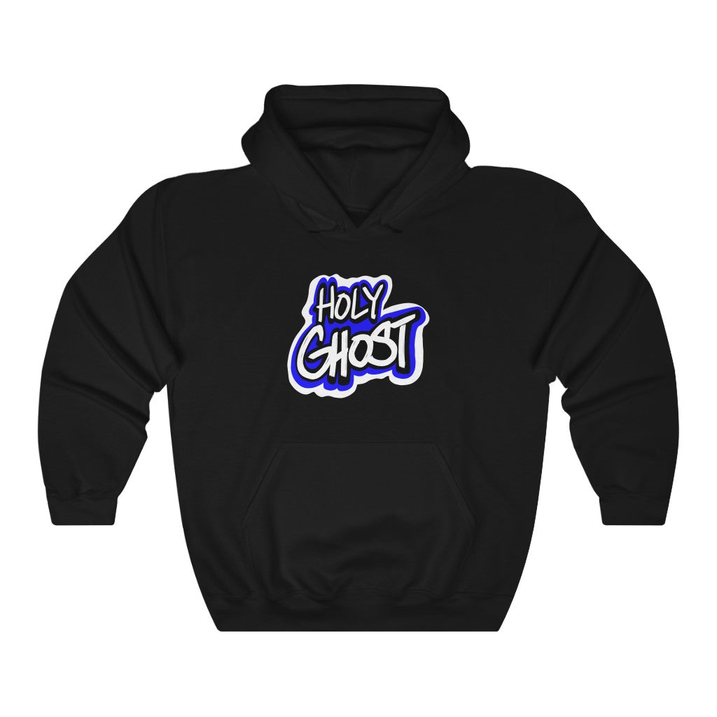 Holy Ghost Blue Logo One God Hoodie