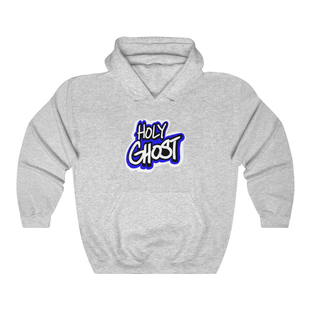 Holy Ghost Blue Logo One God Hoodie