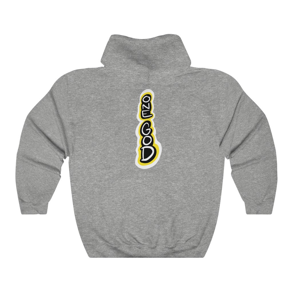 Holy Ghost Yellow Logo One God Hoodie