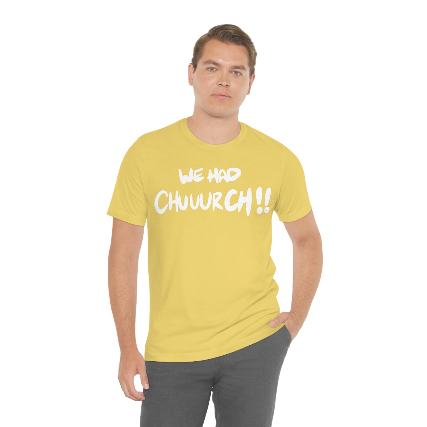 We had chuuurch!! One God The Brand T-Shirt