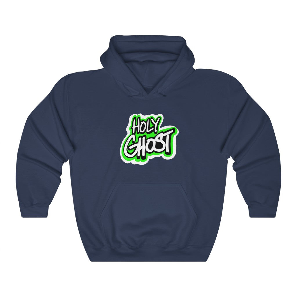 Holy Ghost Green Logo One God Hoodie