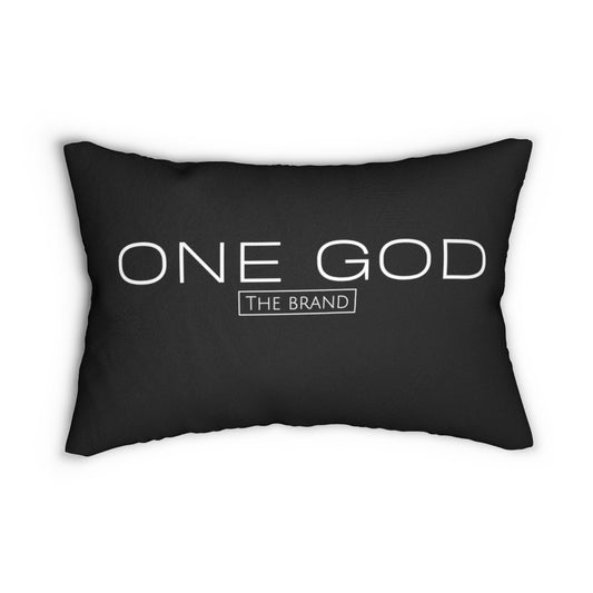 One God the Brand Lumbar Pillow
