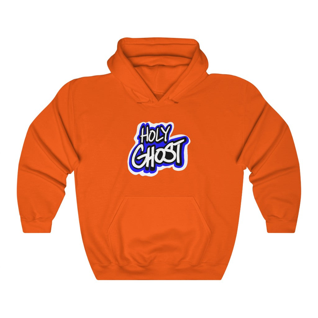 Holy Ghost Blue Logo One God Hoodie