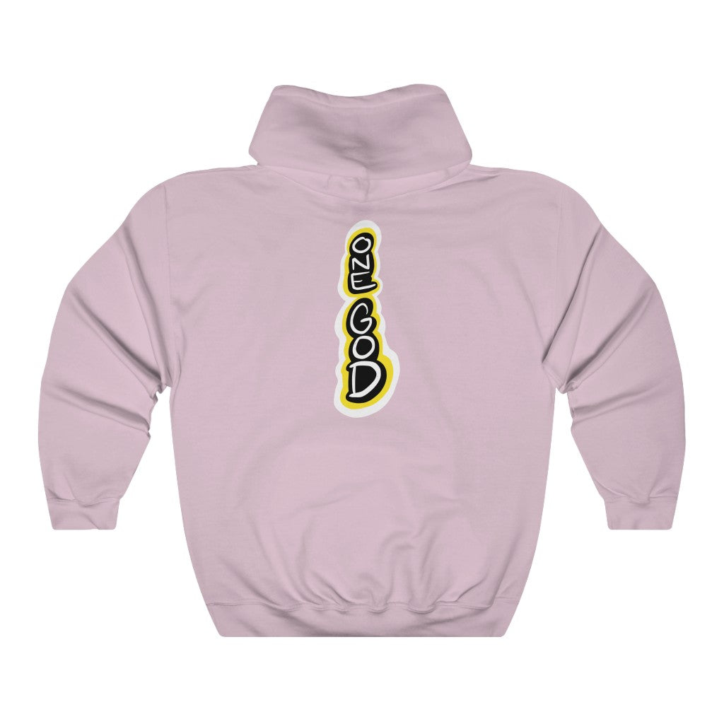 Holy Ghost Yellow Logo One God Hoodie