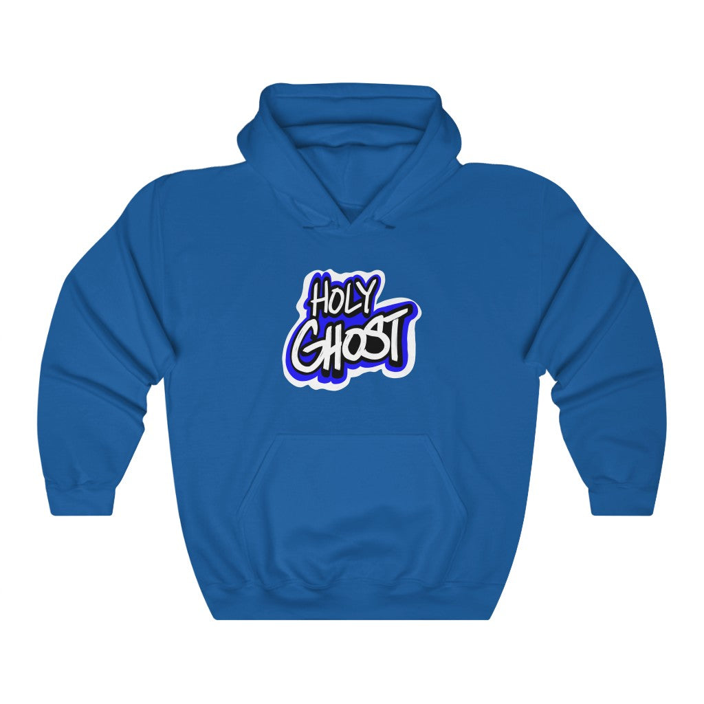 Holy Ghost Blue Logo One God Hoodie