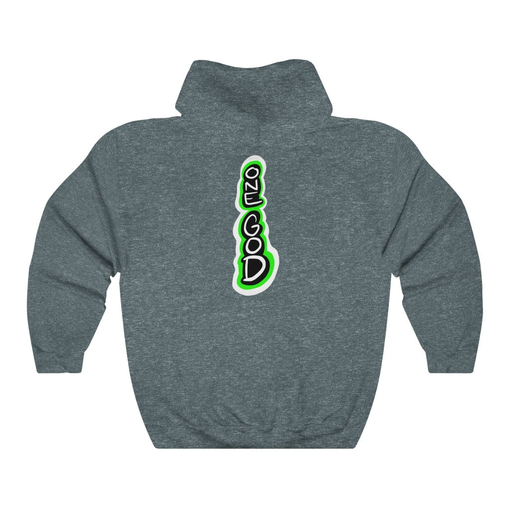 Holy Ghost Green Logo One God Hoodie