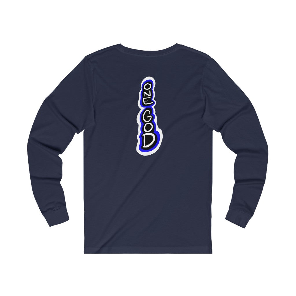 Holy Ghost Blue Logo One God Long Sleeve